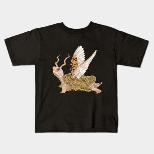 Turtle with Wings Kids T-Shirt